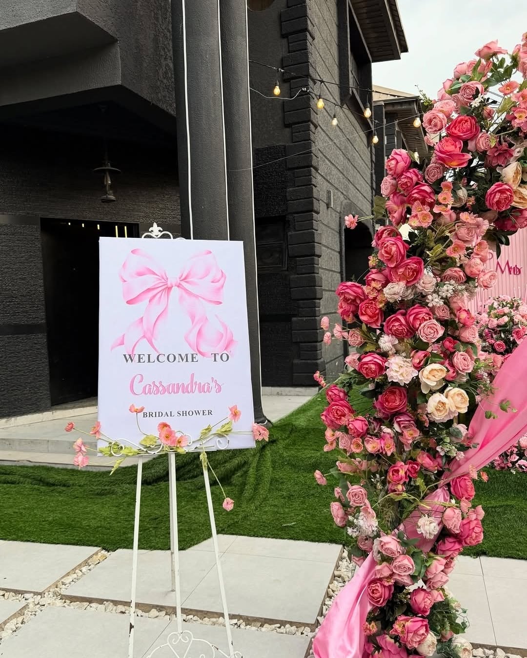 Premier Events & Decor bridal shower table styling